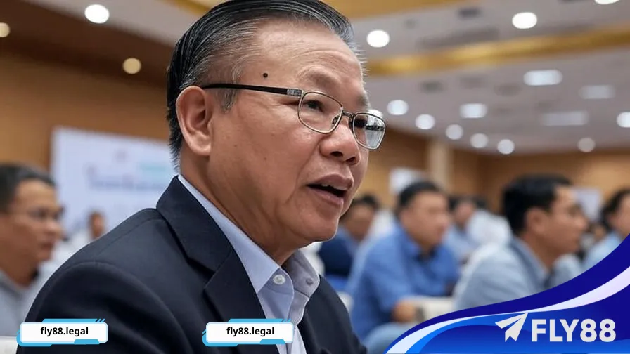 Nguyễn Văn Hải tại sự kiện cộng đồng iGaming, chia sẻ về trách nhiệm xã hội trong cá cược trực tuyến.